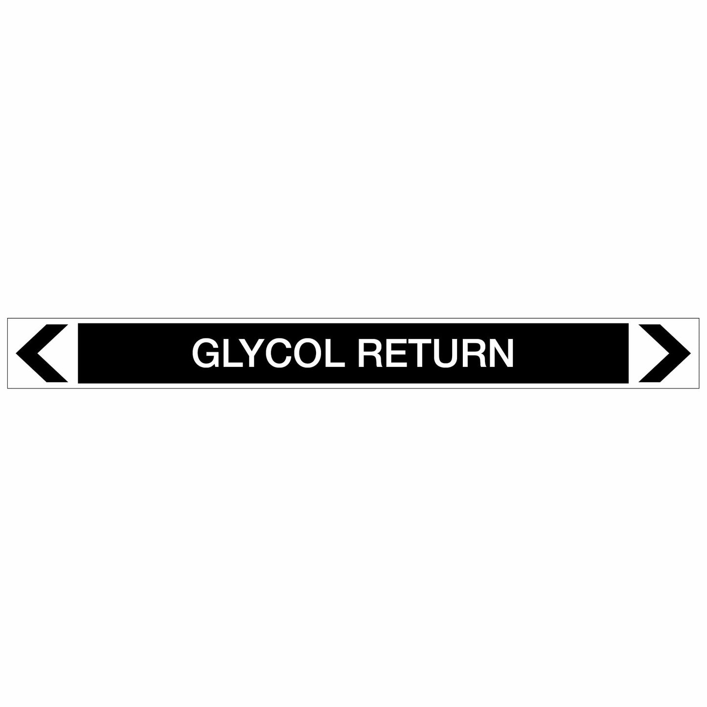 Miscellaneous - Glycol Return - Pipe Marker Sticker