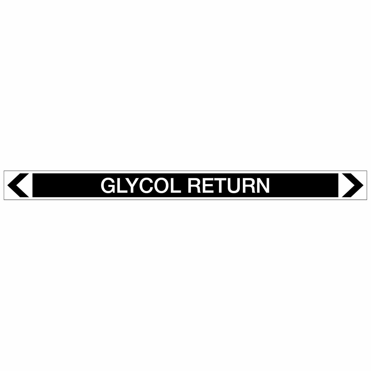 Miscellaneous - Glycol Return - Pipe Marker Sticker