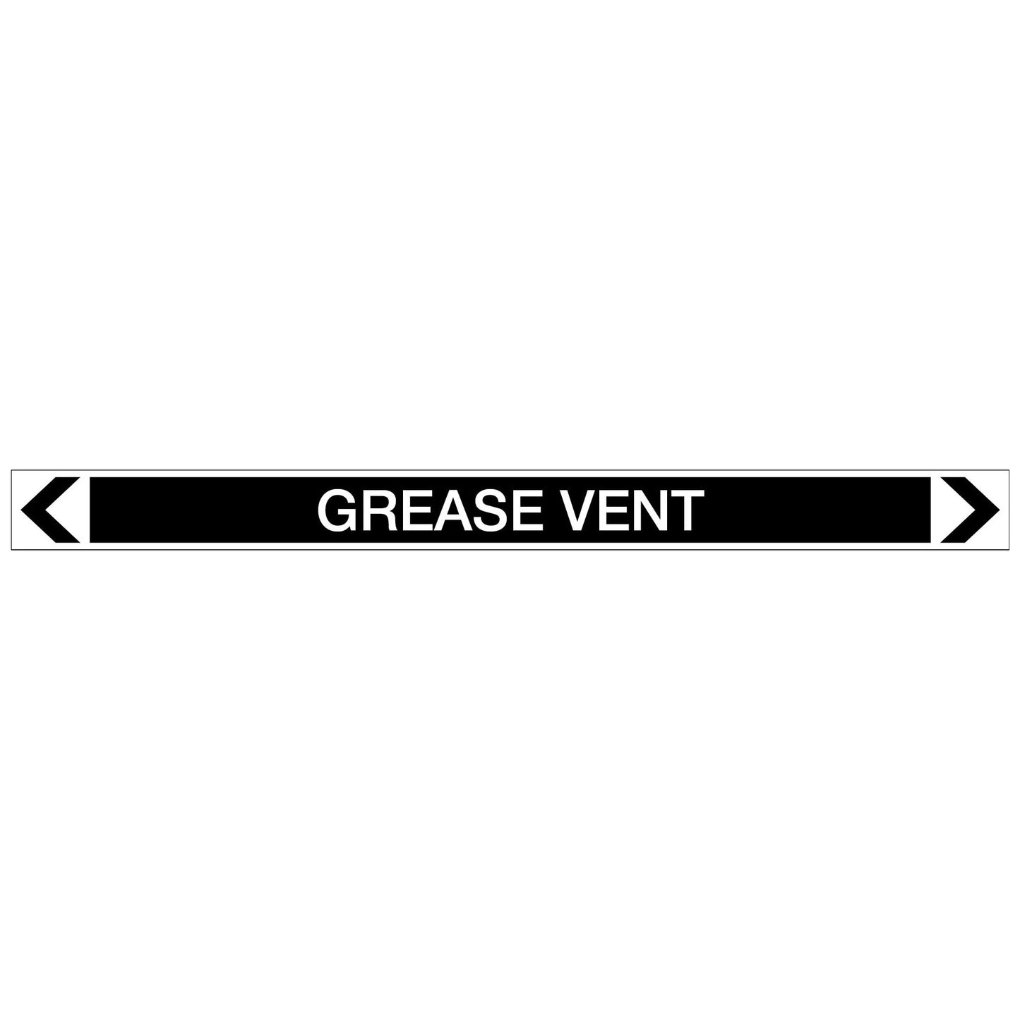 Miscellaneous - Grease Vent - Pipe Marker Sticker