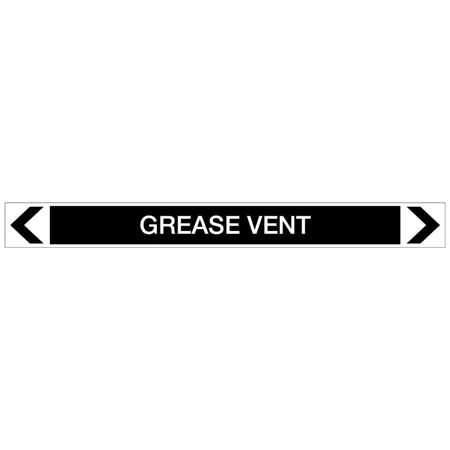 Miscellaneous - Grease Vent - Pipe Marker Sticker