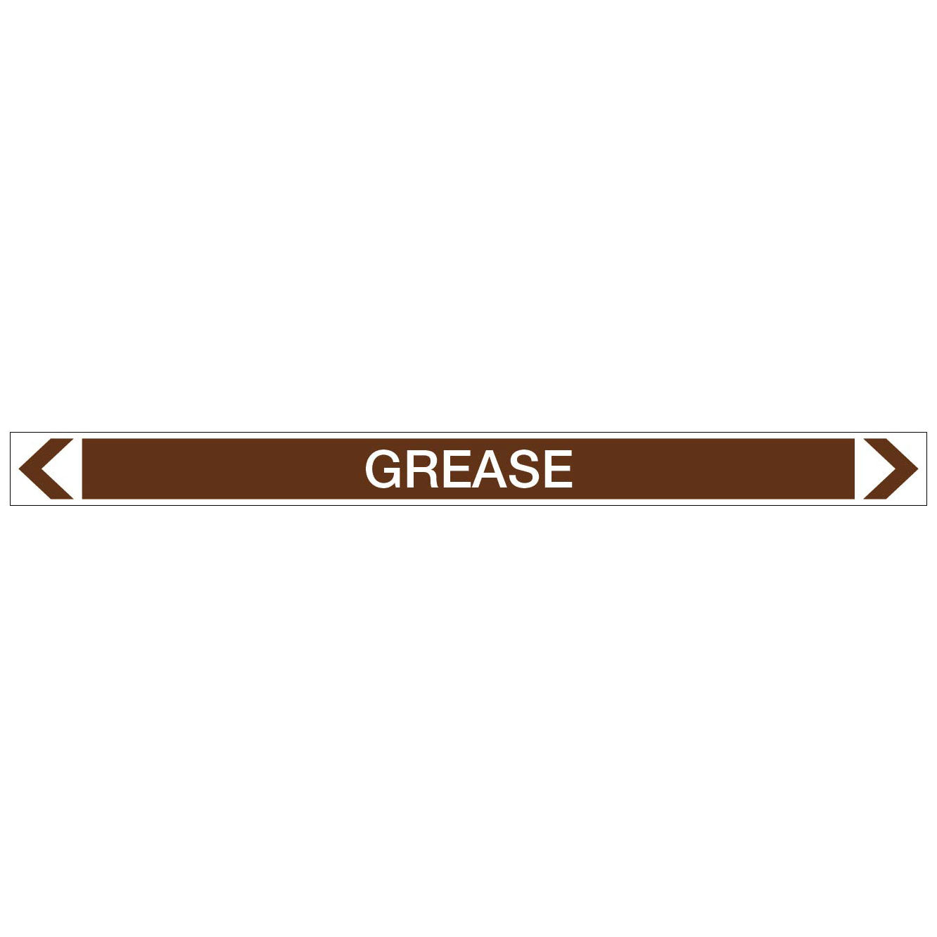 Oils - Grease - Pipe Marker Sticker