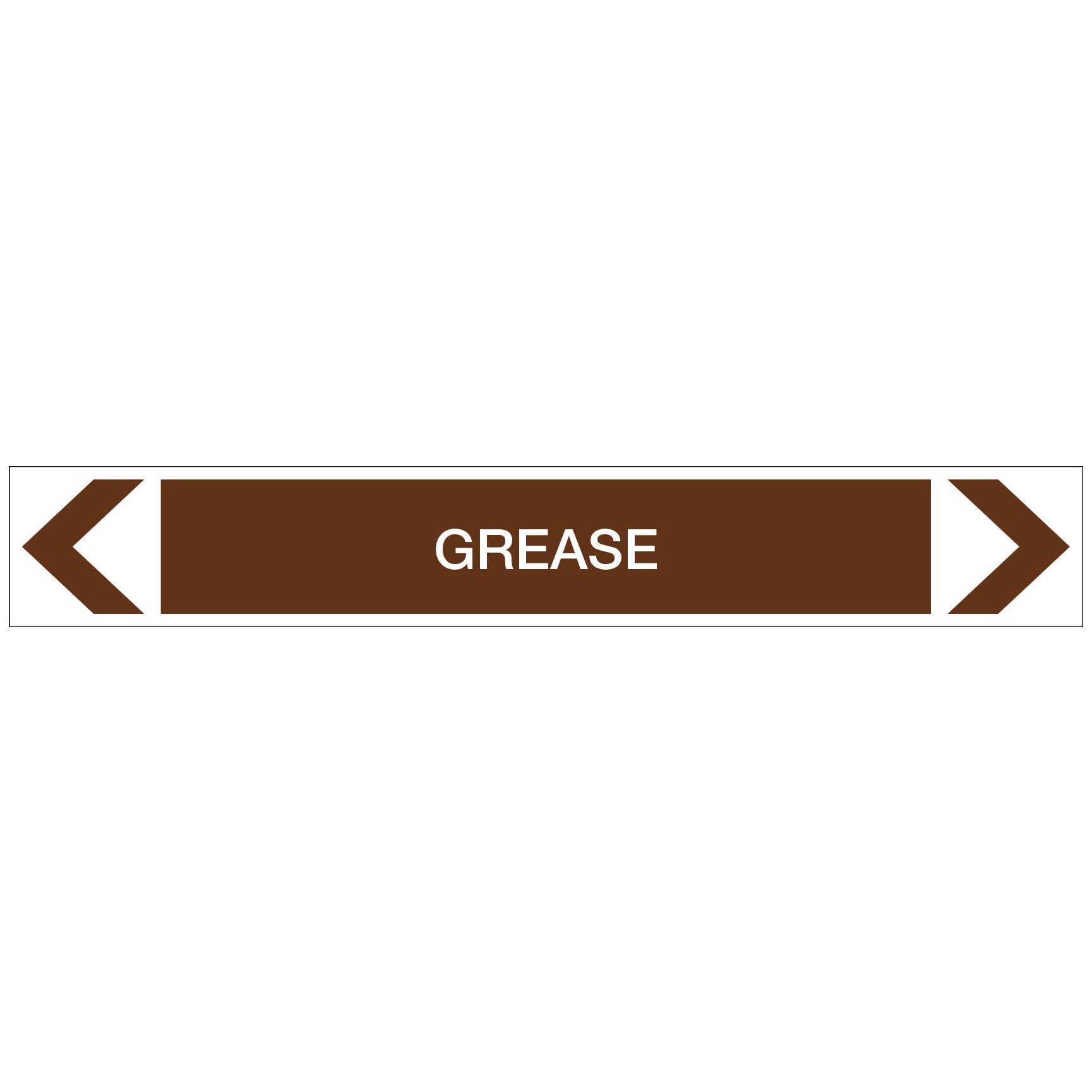 Oils - Grease - Pipe Marker Sticker – New Signs