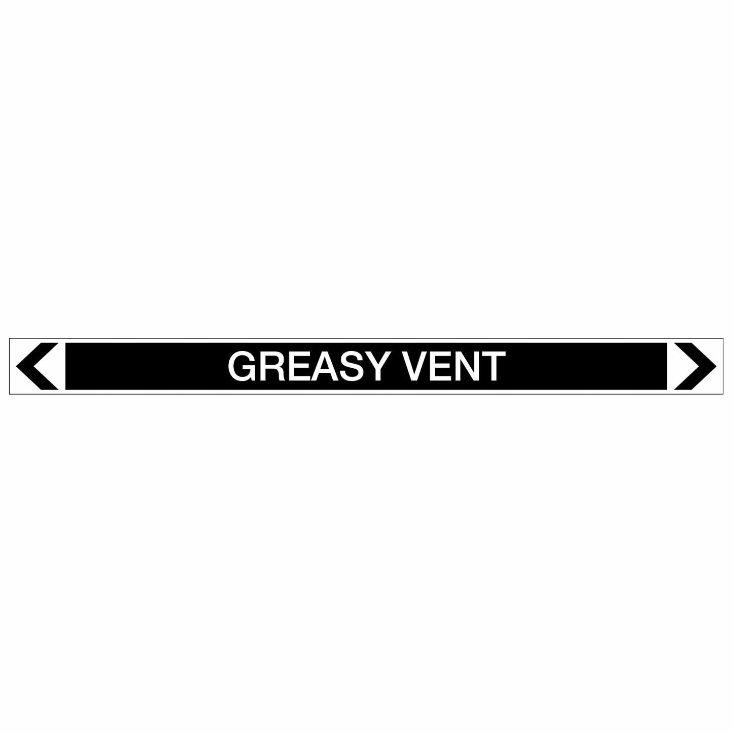Miscellaneous - Greasy Vent - Pipe Marker Sticker
