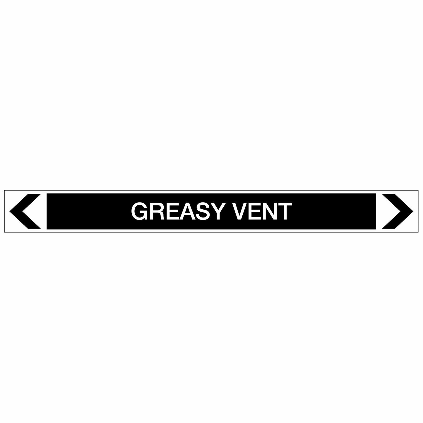 Miscellaneous - Greasy Vent - Pipe Marker Sticker