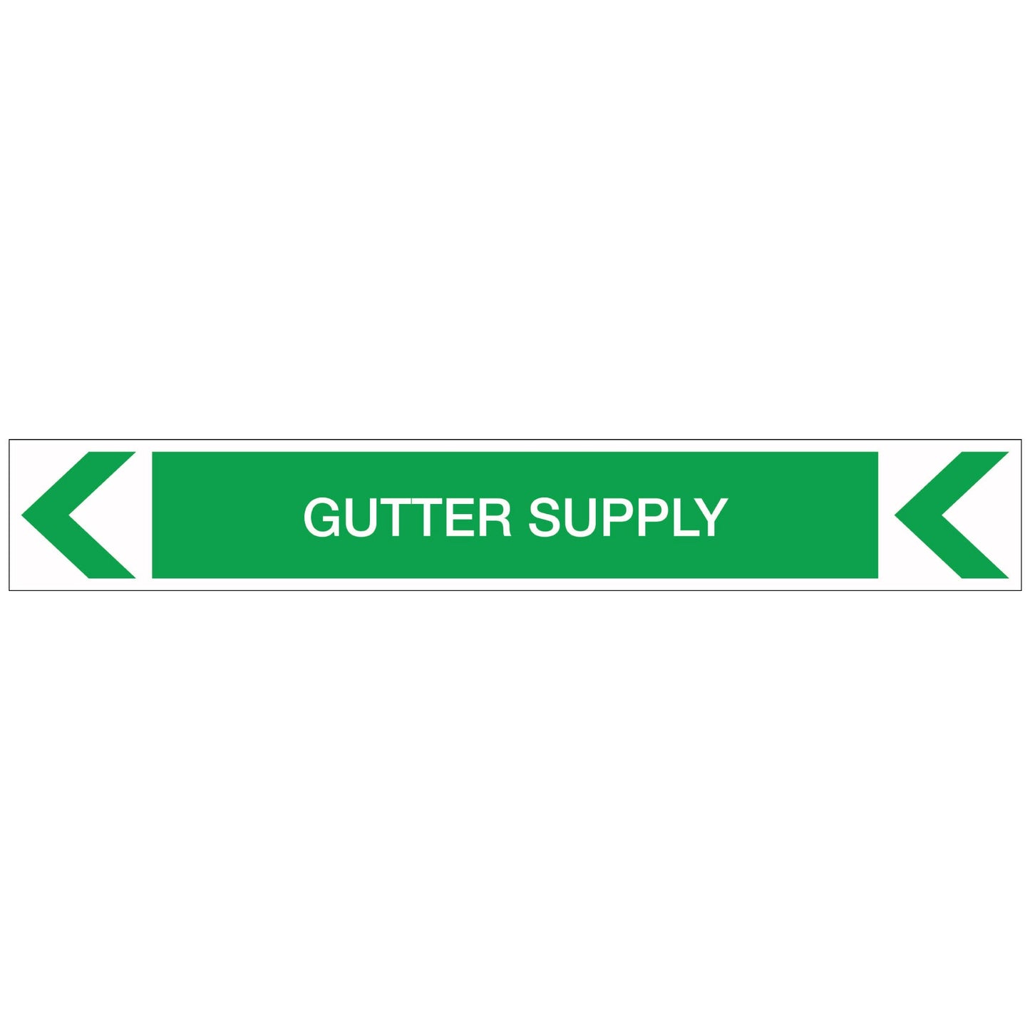 Pool/Spa - Gutter Supply (Left) - Pipe Marker Sticker