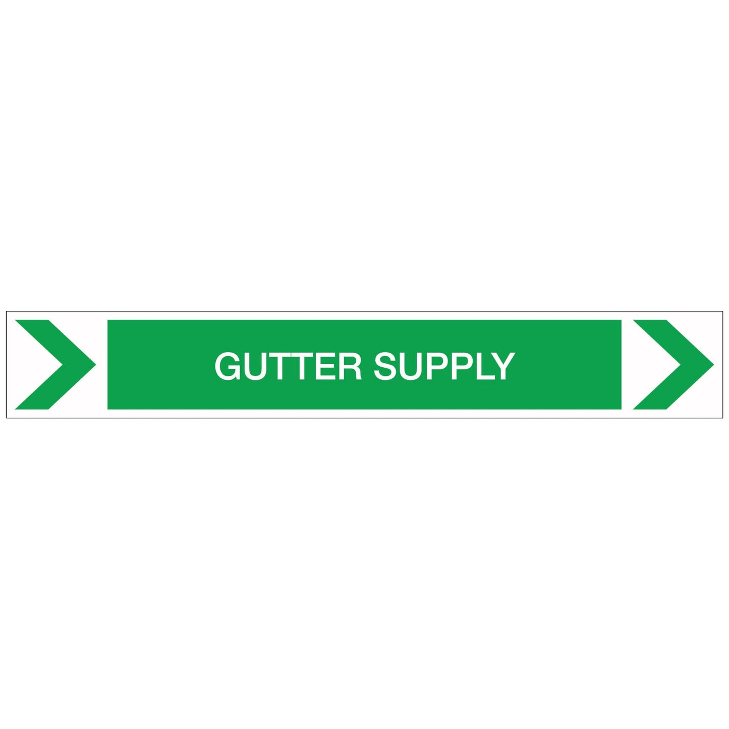 Pool/Spa - Gutter Supply (Right) - Pipe Marker Sticker