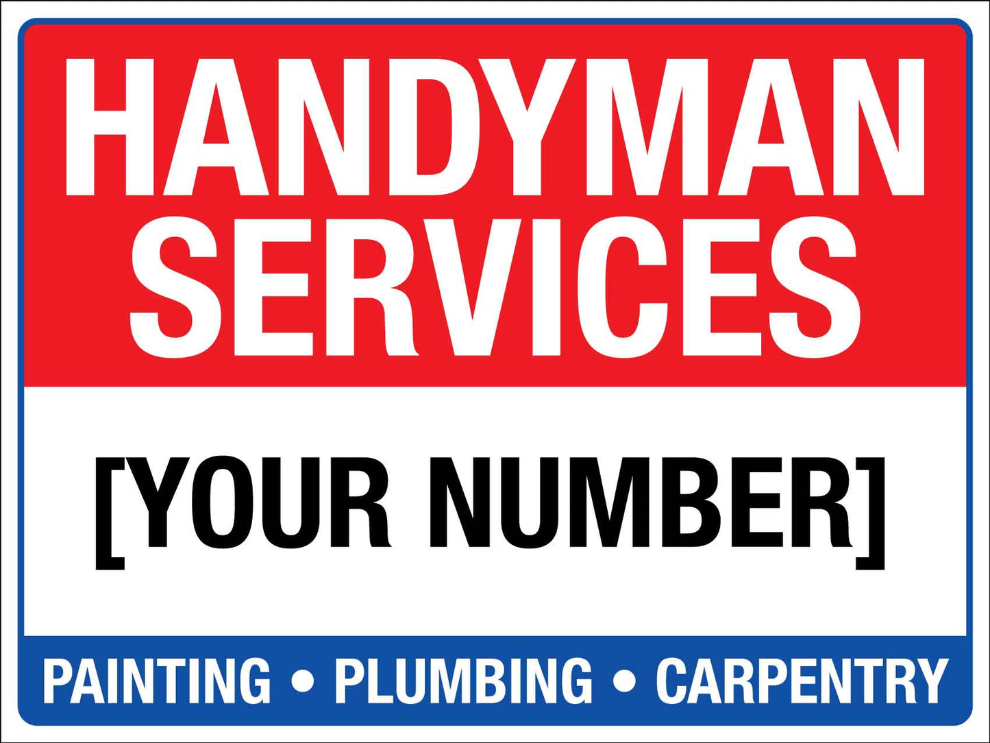 Handyman Services Sign