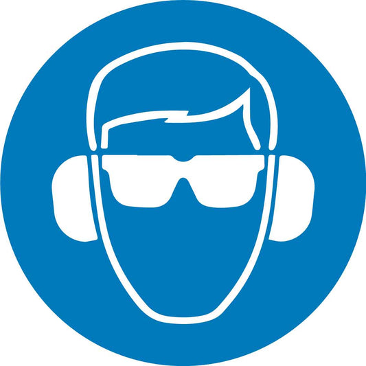 Hearing & Eye Protection Decal