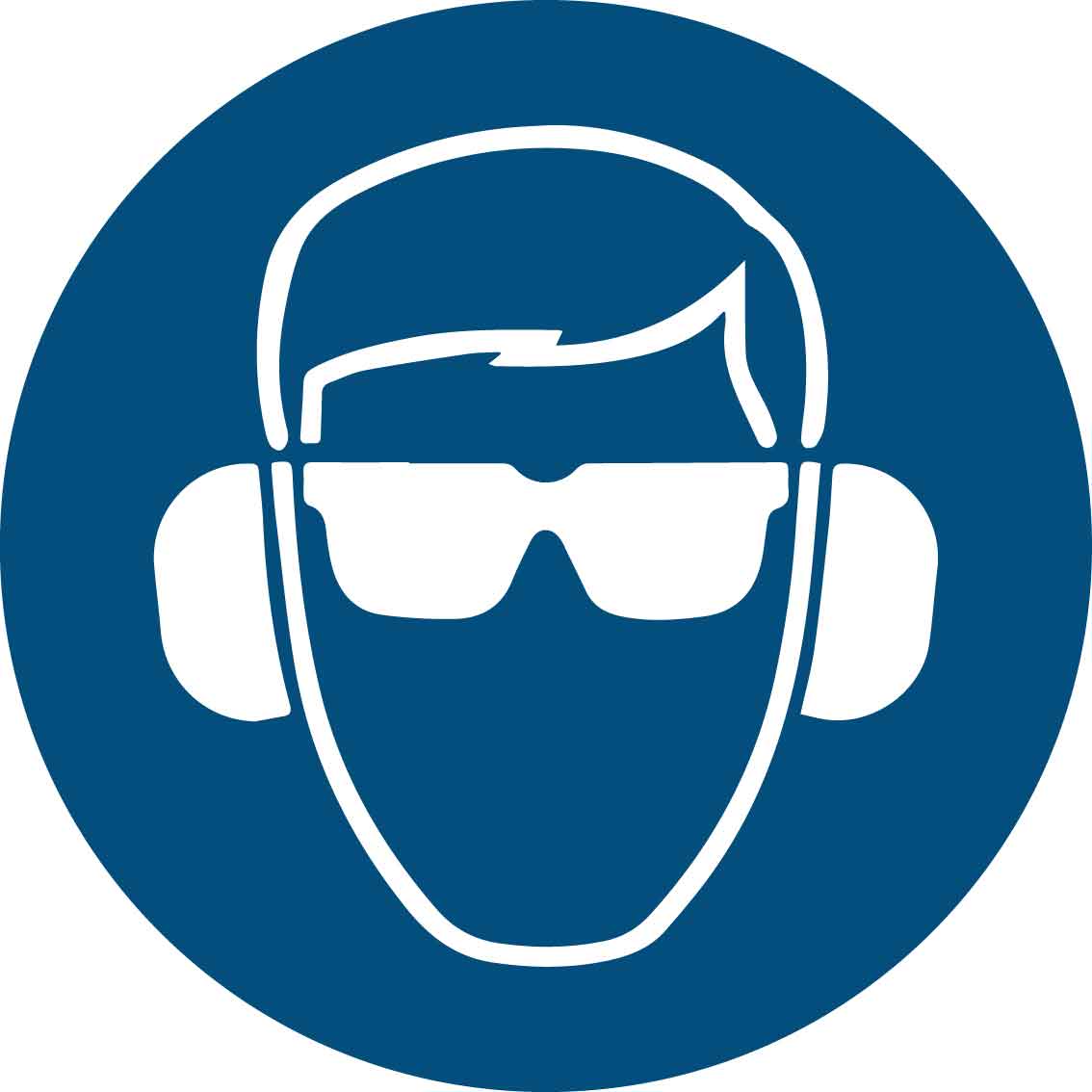 Hearing & Eye Protection Decal