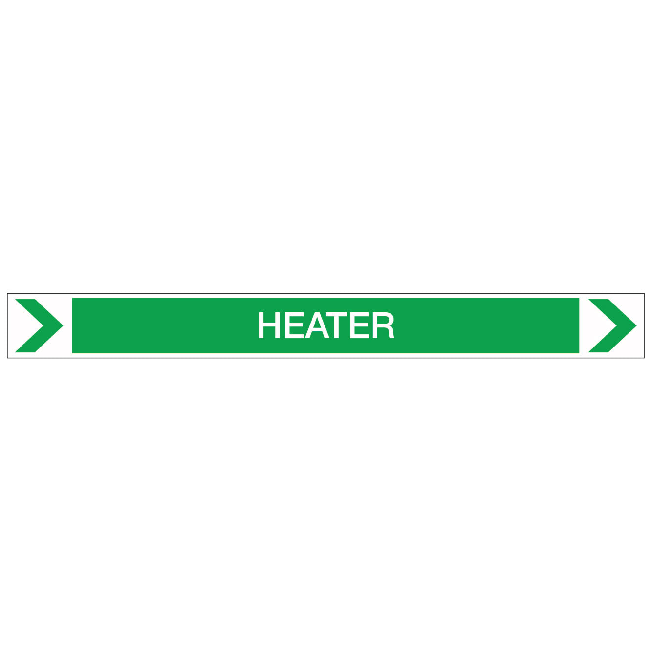 Pool/Spa - Heater (Right) - Pipe Marker Sticker