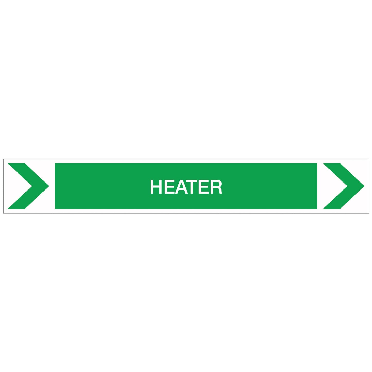 Pool/Spa - Heater (Right) - Pipe Marker Sticker