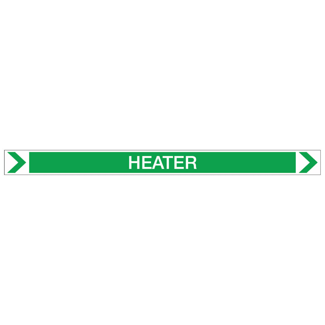 Pool/Spa - Heater (Right) - Pipe Marker Sticker