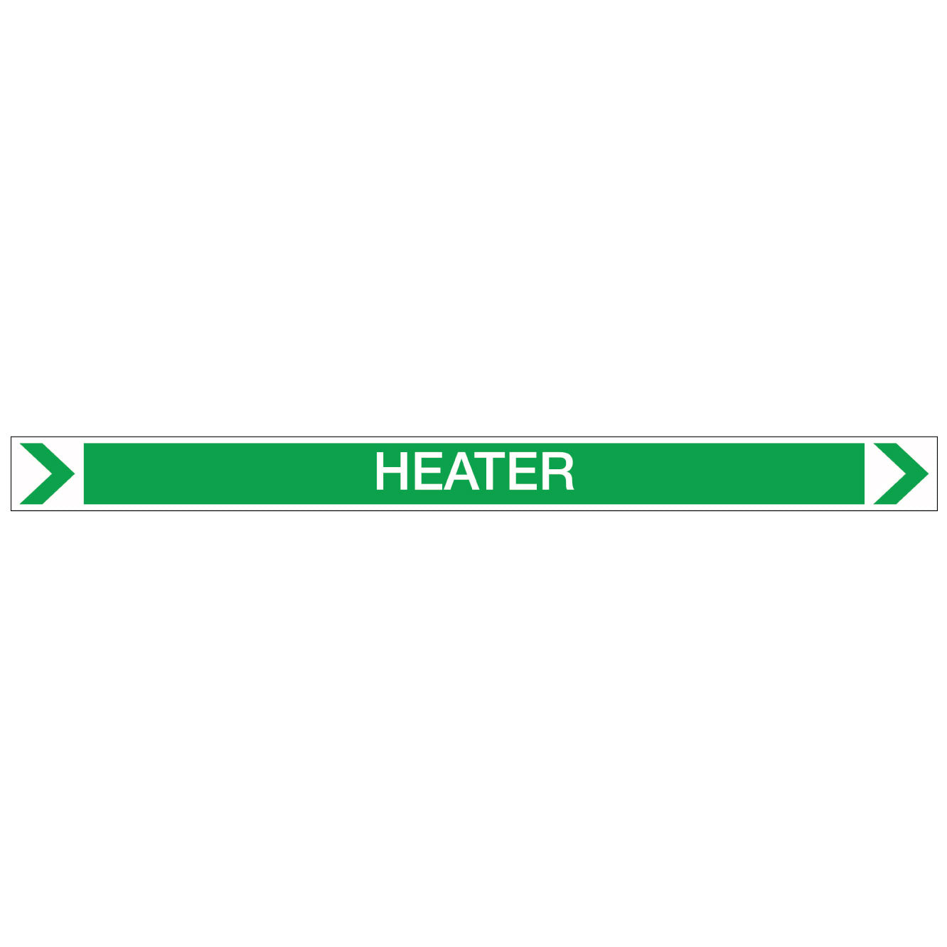 Pool/Spa - Heater (Right) - Pipe Marker Sticker