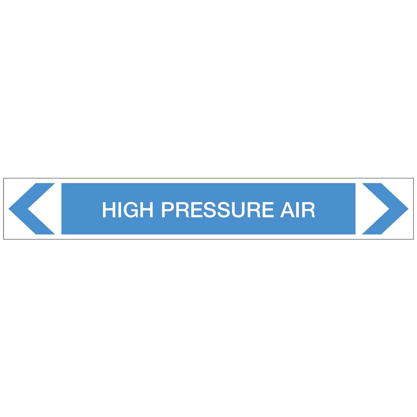 Air - High Pressure Air - Pipe Marker Sticker