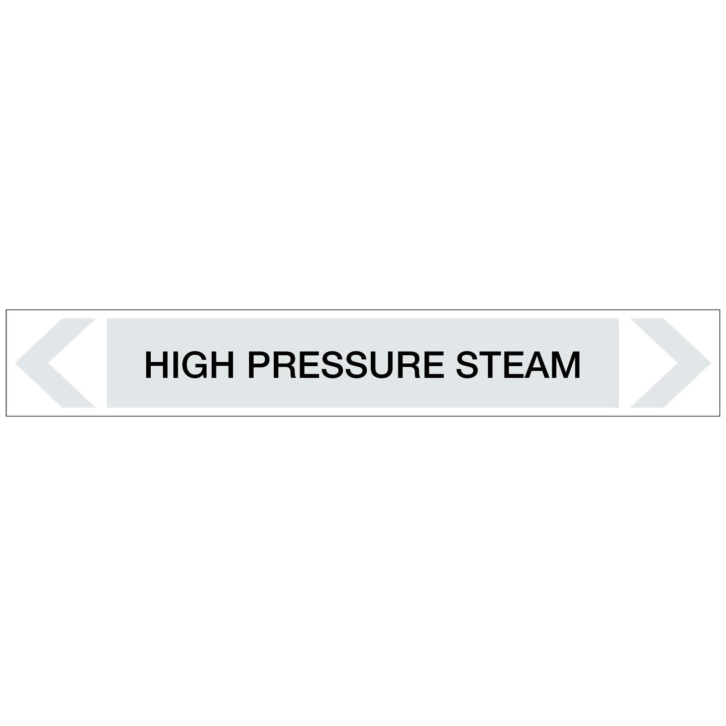 Steam - High Pressure Steam - Pipe Marker Sticker