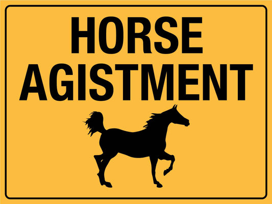 Horse Agistment Sign