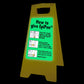 Glow In The Dark - Yellow A-Frame - How To Give EpiPen