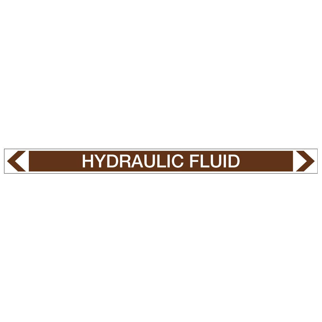 Oils - Hydraulic Fluid - Pipe Marker Sticker