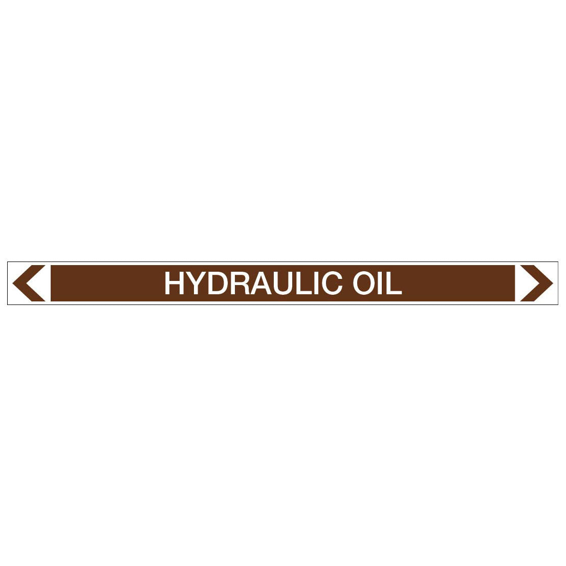 Oils - Hydraulic Oil - Pipe Marker Sticker
