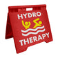 Hydro Therapy - Evarite A-Frame Sign
