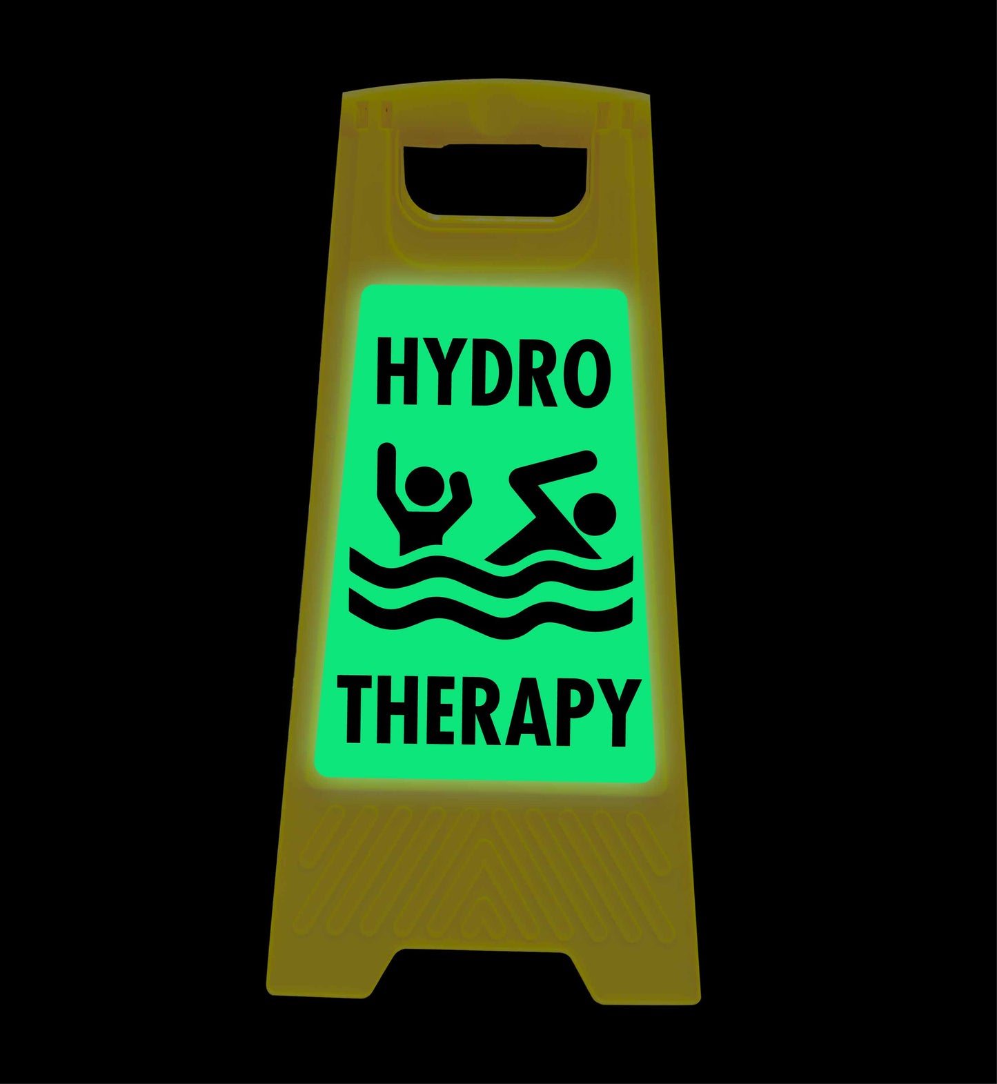 Glow In The Dark - Yellow A-Frame - Hydro Therapy