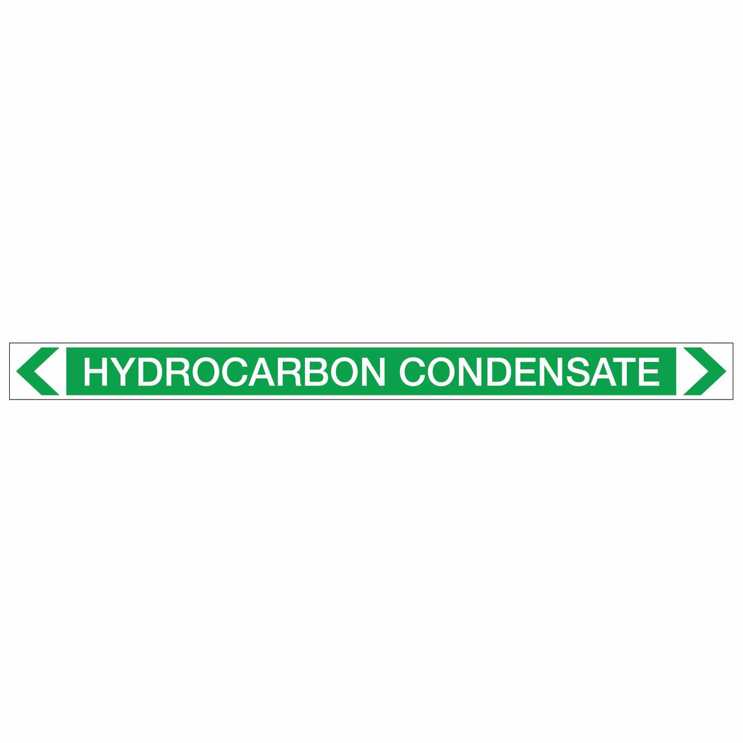Water - Hydrocarbon Condensate - Pipe Marker Sticker