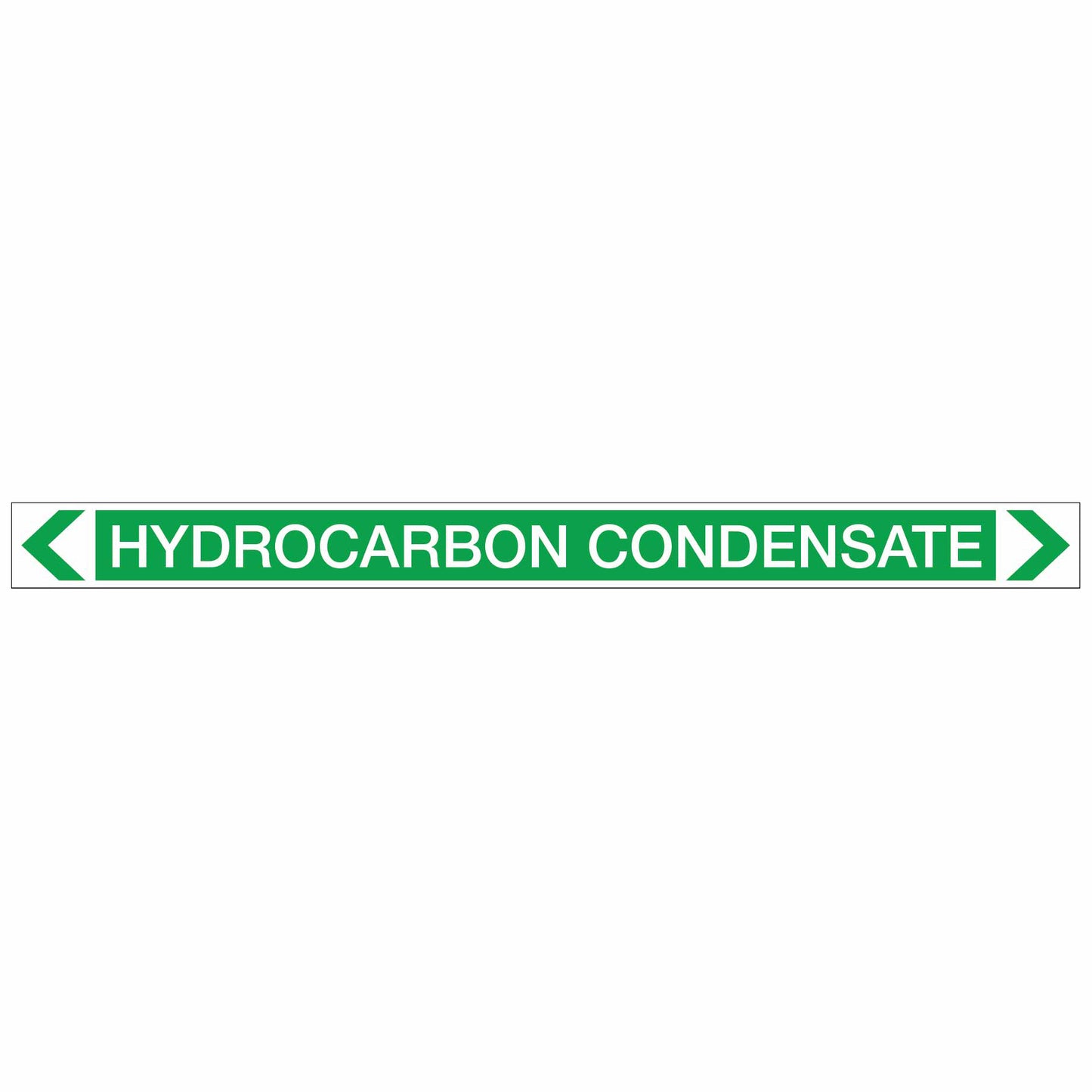 Water - Hydrocarbon Condensate - Pipe Marker Sticker