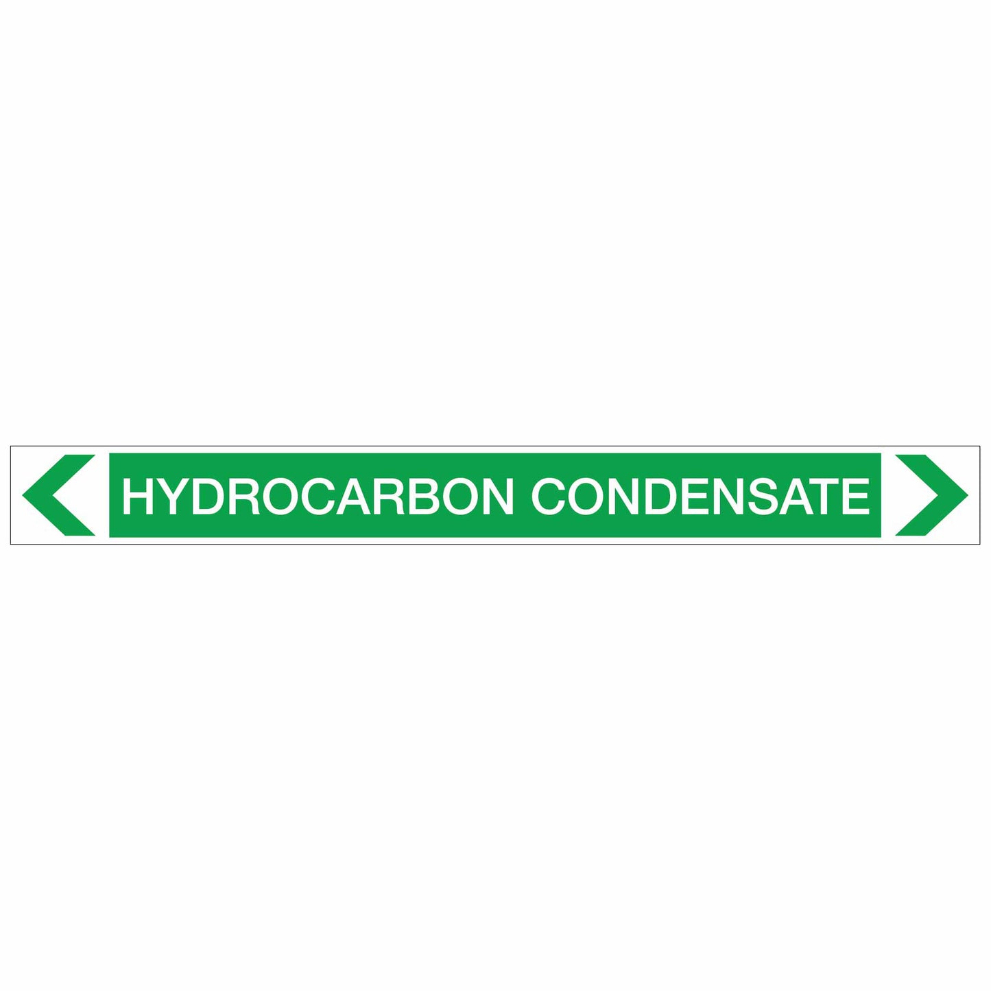 Water - Hydrocarbon Condensate - Pipe Marker Sticker