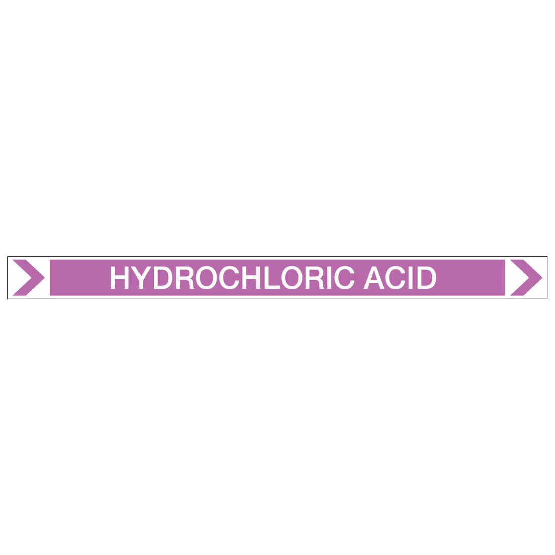 Pool/Spa - Hydrochloric Acid (Right) - Pipe Marker Sticker