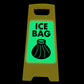 Glow In The Dark - Yellow A-Frame - Ice Bag
