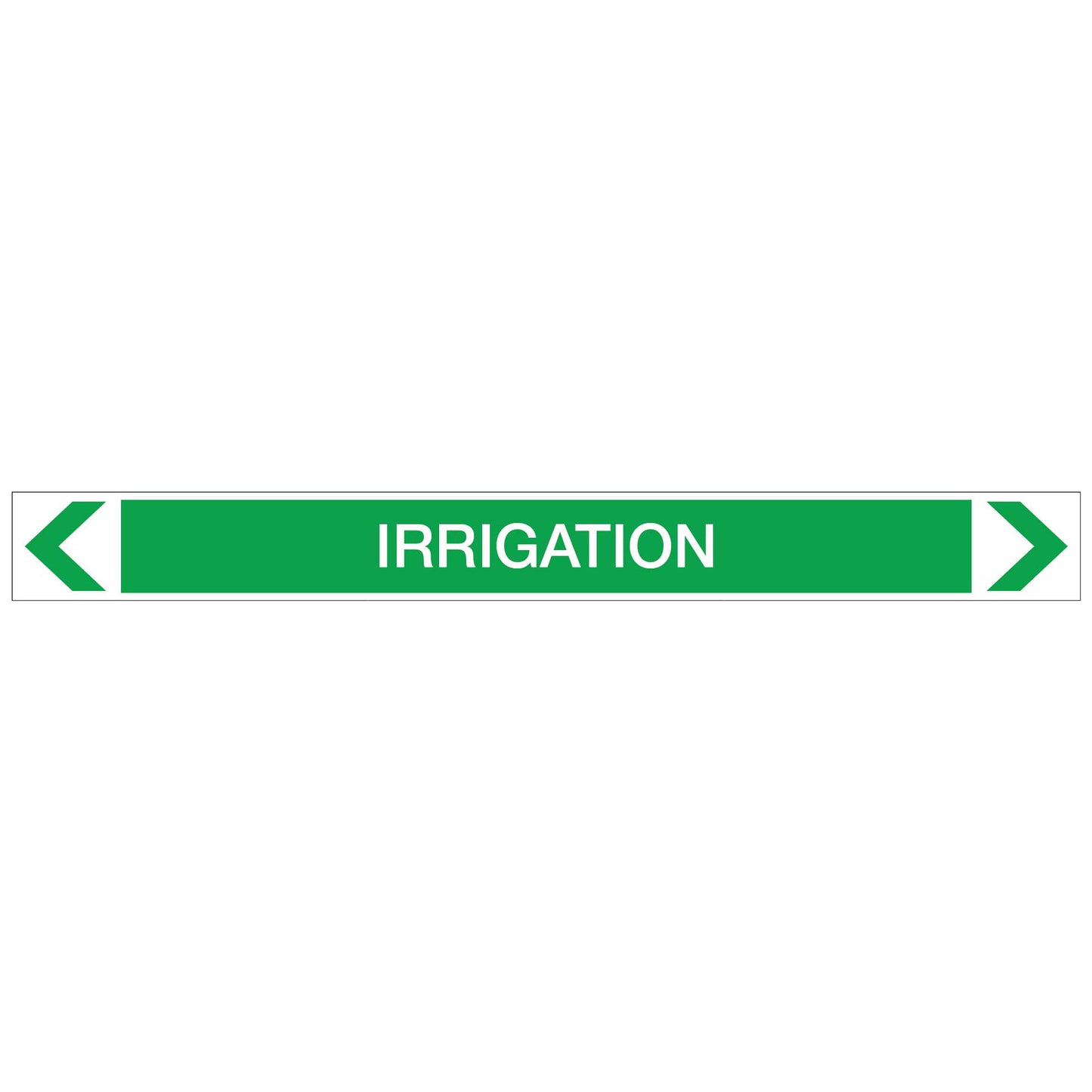 Water - Irrigation - Pipe Marker Sticker