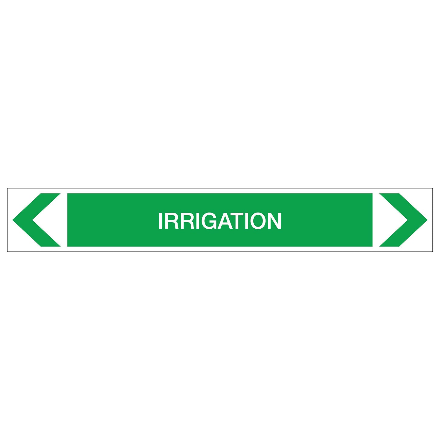 Water - Irrigation - Pipe Marker Sticker