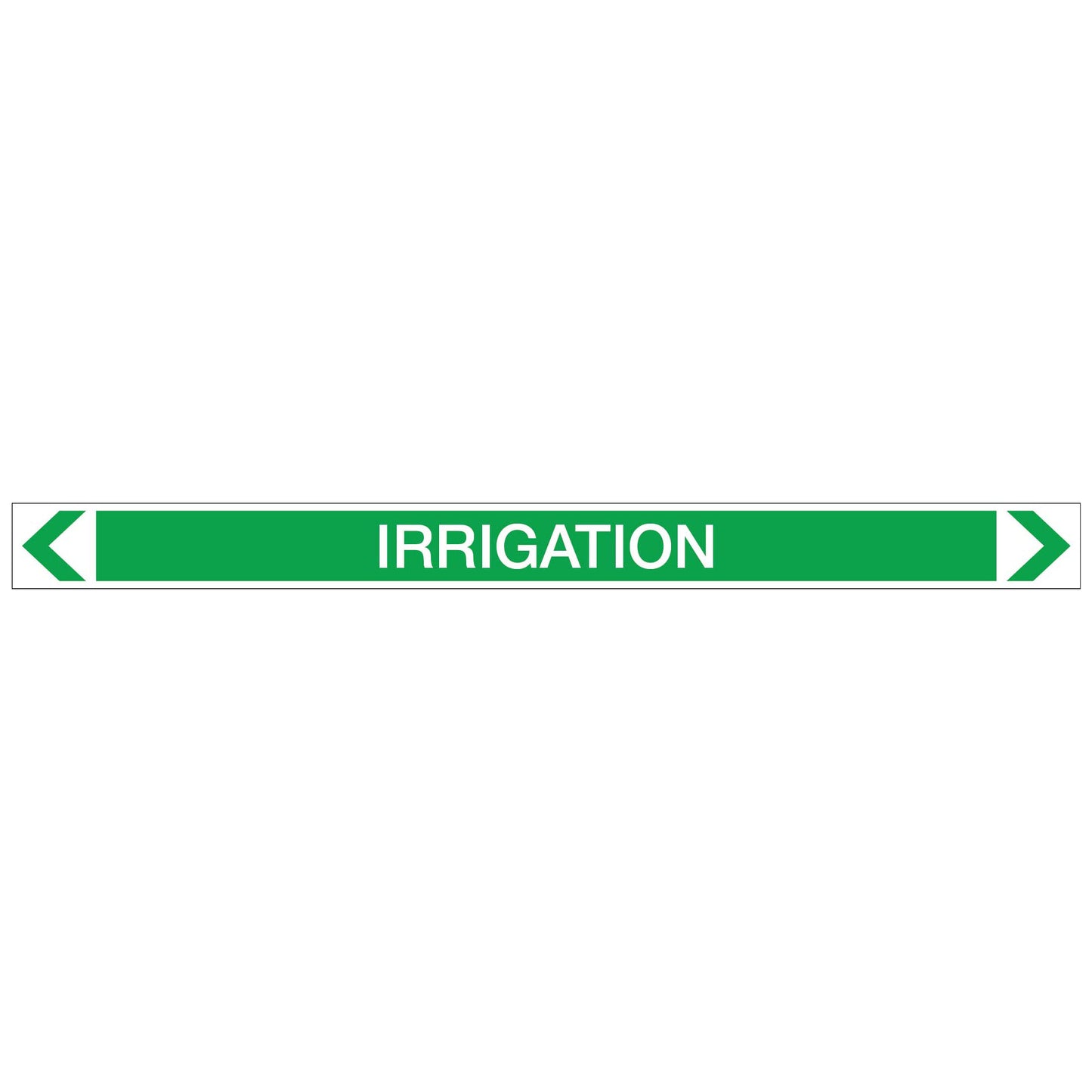 Water - Irrigation - Pipe Marker Sticker