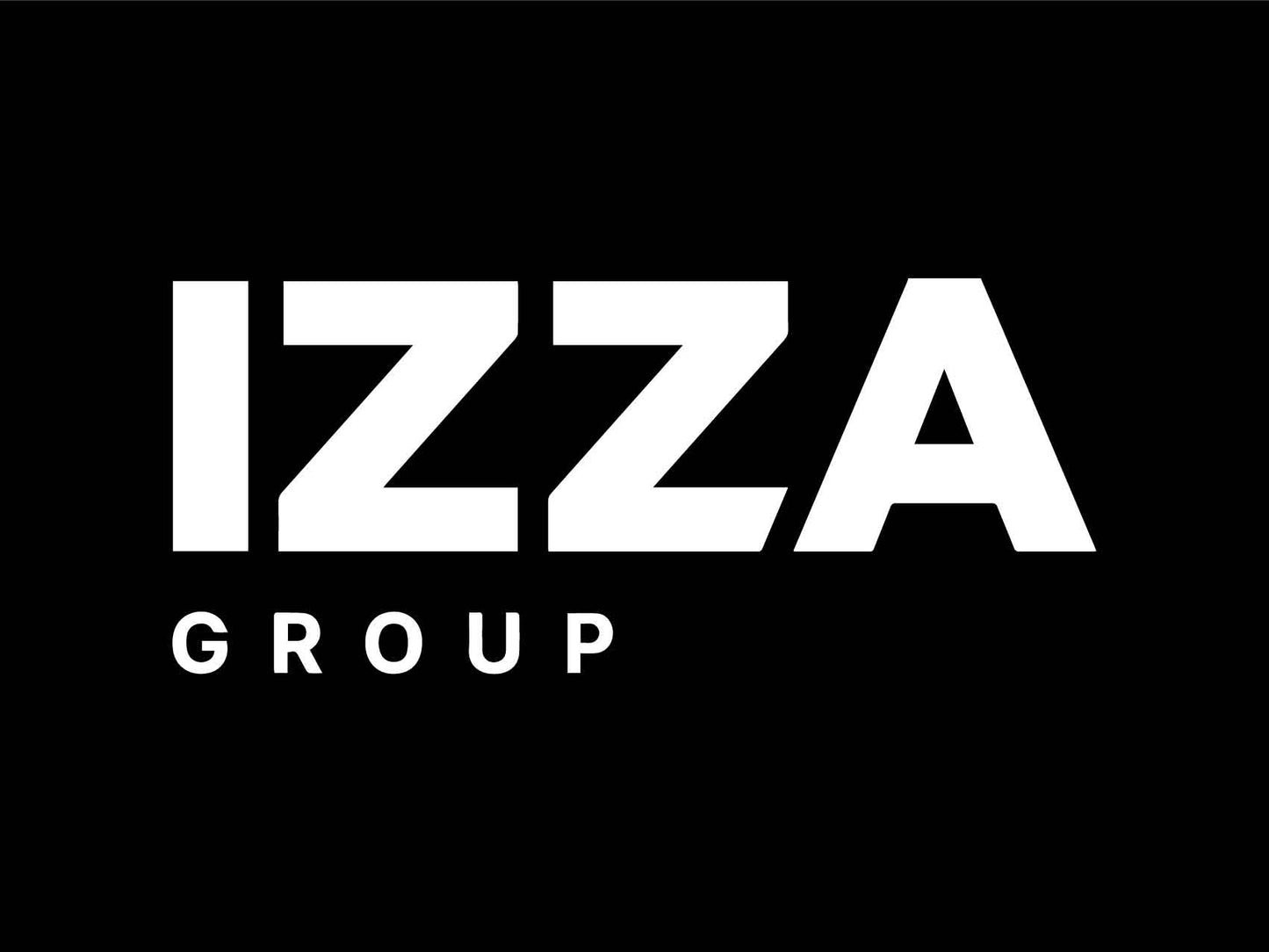 IZG Izza Group Logo No Border Medium 600mm x 450mm Sign