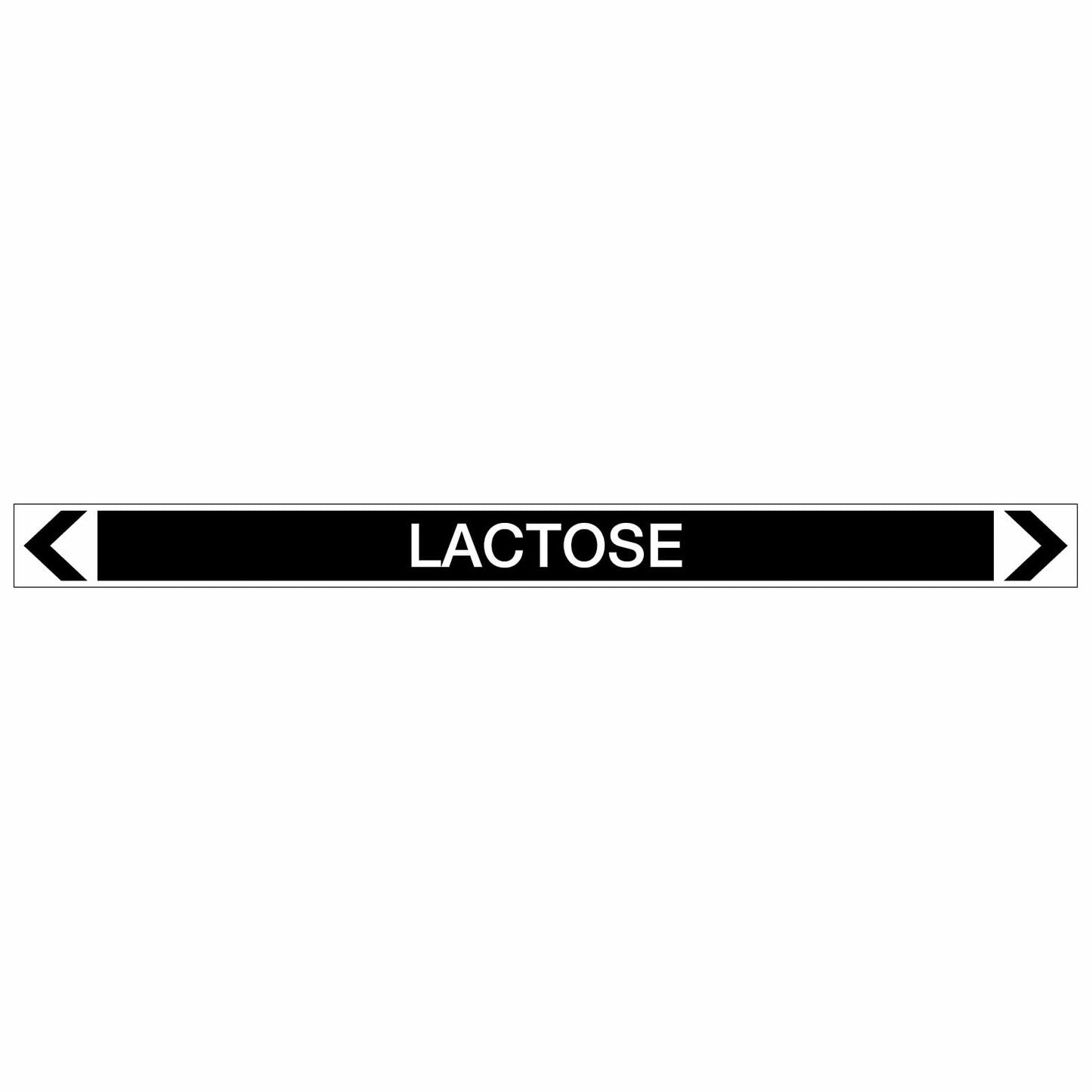 Miscellaneous - Lactose - Pipe Marker Sticker
