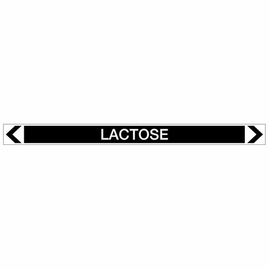 Miscellaneous - Lactose - Pipe Marker Sticker
