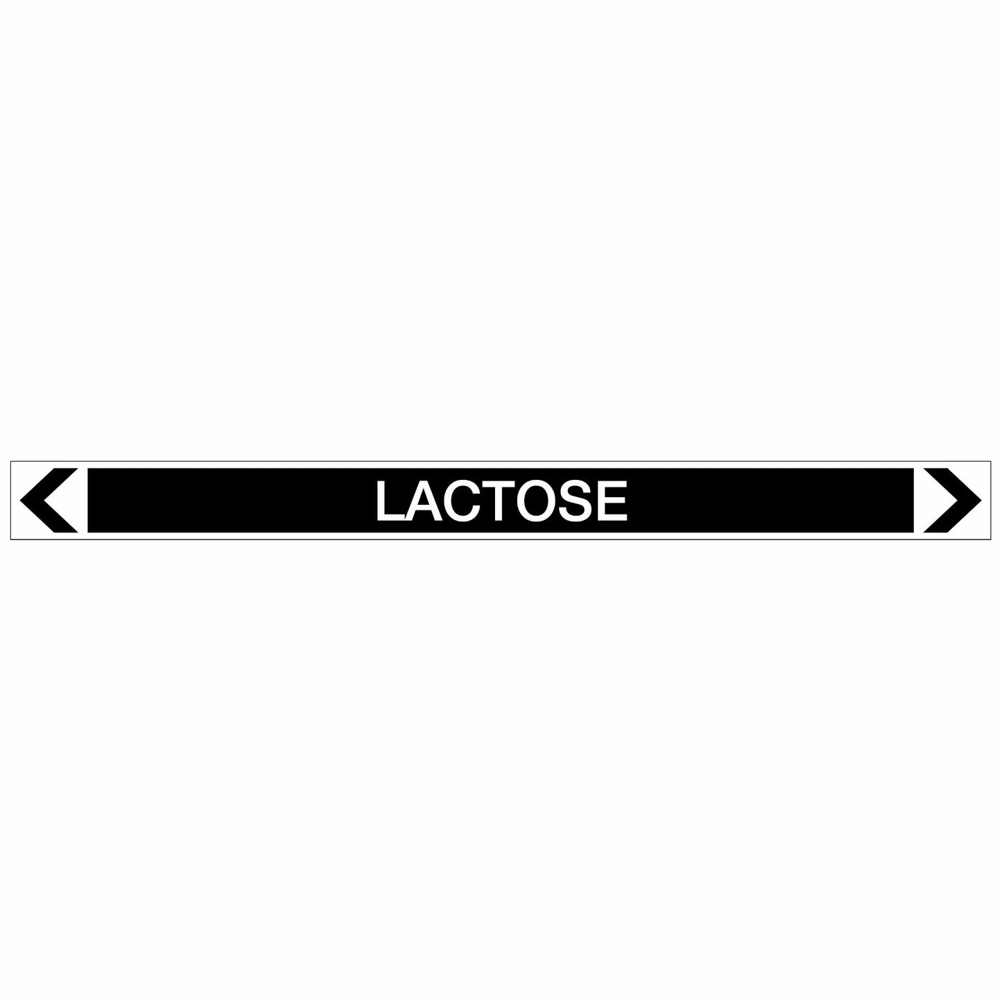 Miscellaneous - Lactose - Pipe Marker Sticker
