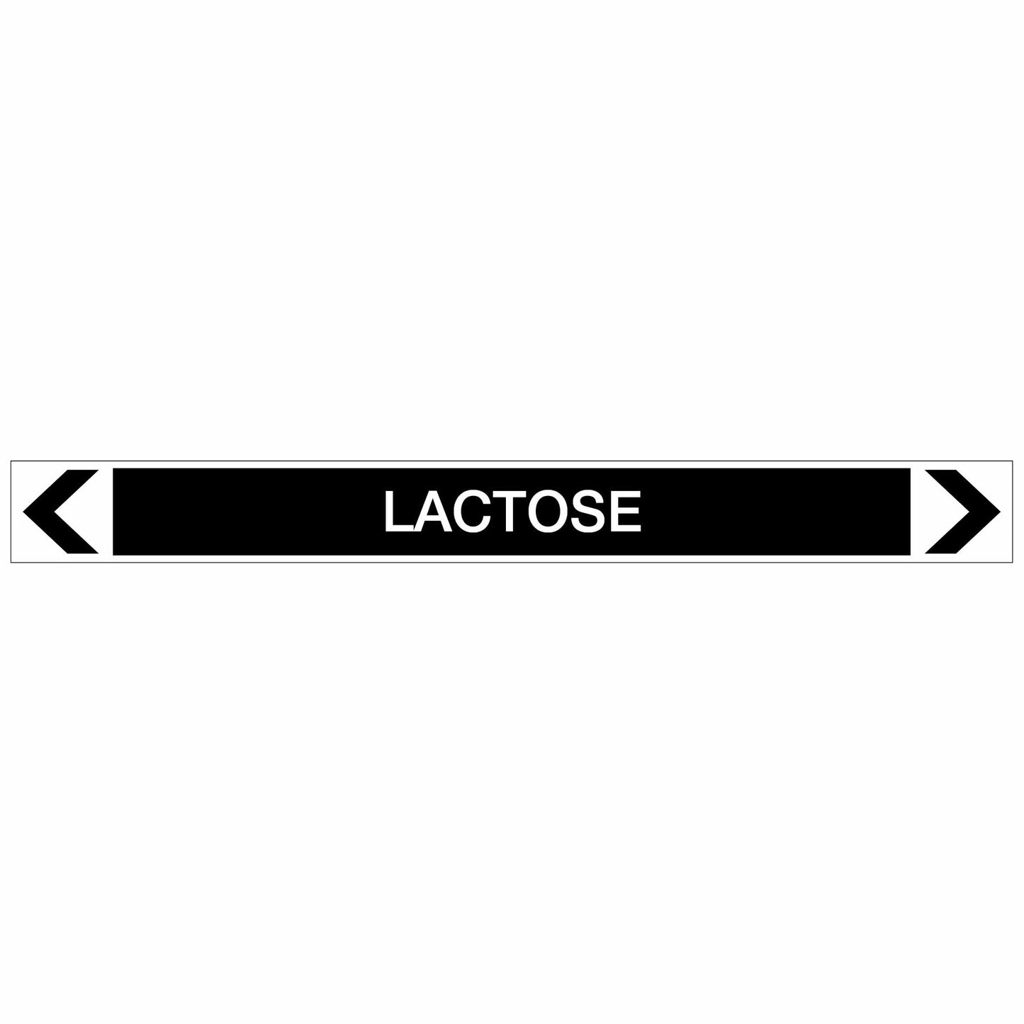 Miscellaneous - Lactose - Pipe Marker Sticker