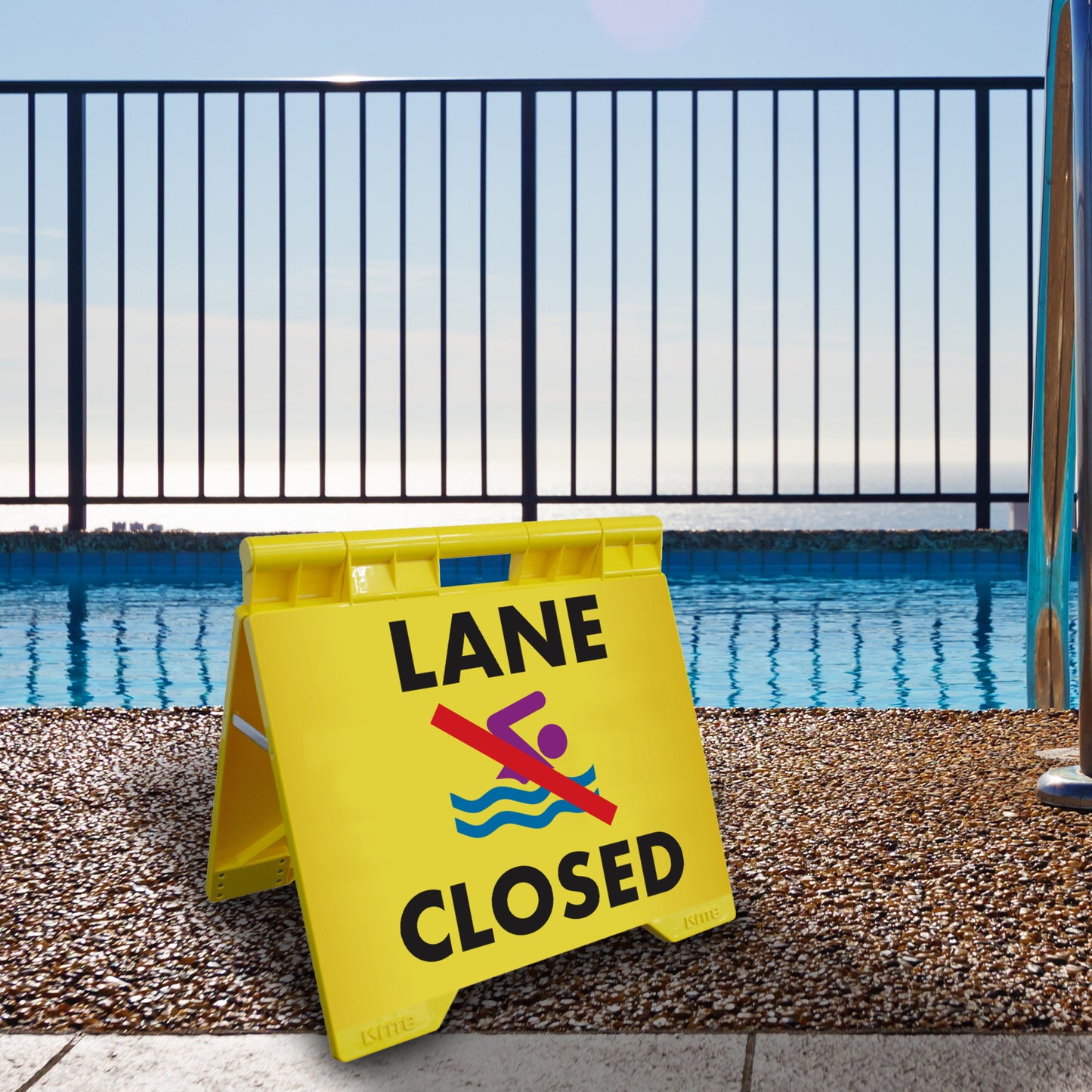 Lane Closed - Evarite A-Frame Sign