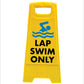 Yellow A-Frame - Lap Swim Only