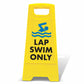 Yellow A-Frame - Lap Swim Only