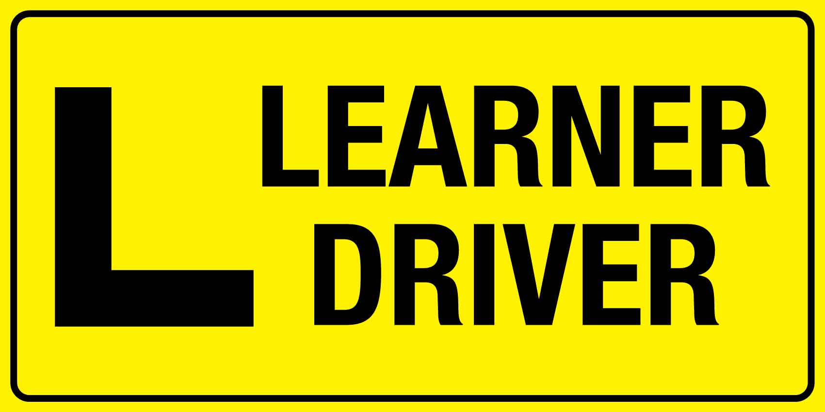 Learner Driver Magnetic Vehicle Sign – New Signs