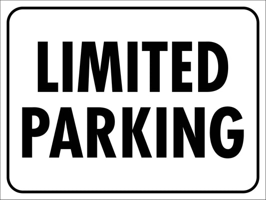 Limited Parking Sign