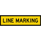 Line Marking Long Skinny Multi Message Reflective Traffic Sign