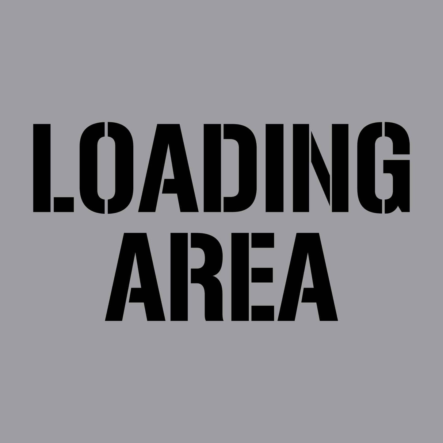 Loading Area - Aluminium Composite Stencil