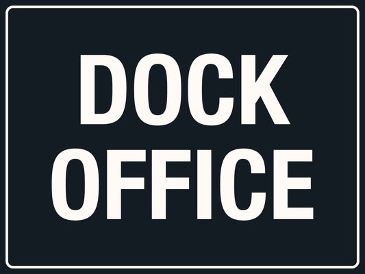 MB Dock Office Sign