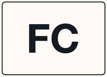 MB FC Sign 125mm x 90mm