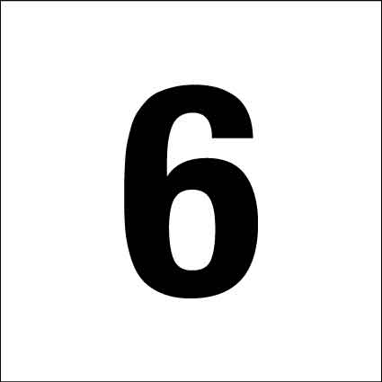 MB Numbers 1 – 27 Sign 150mm x 150mm