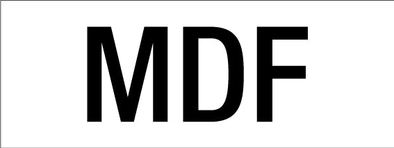 MDF - Statutory Sign