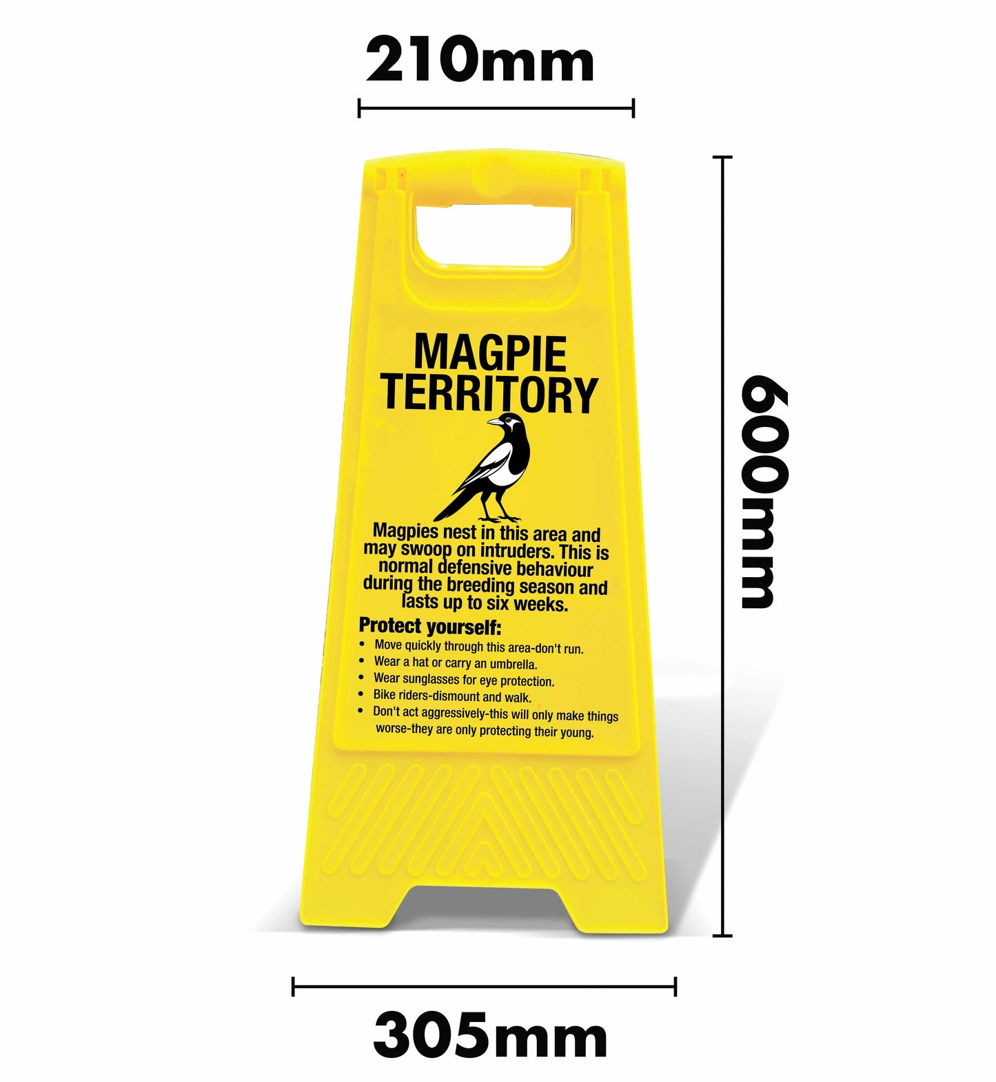 Yellow A-Frame - Magpie Territory